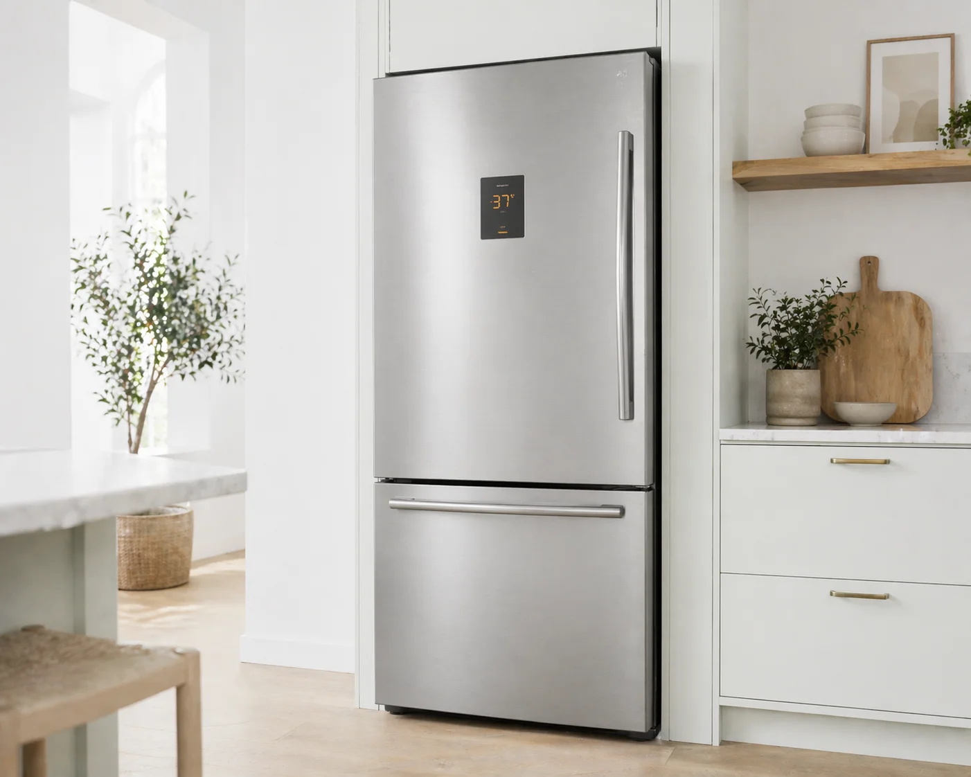 Bottom freezer unit diagnostics and repair