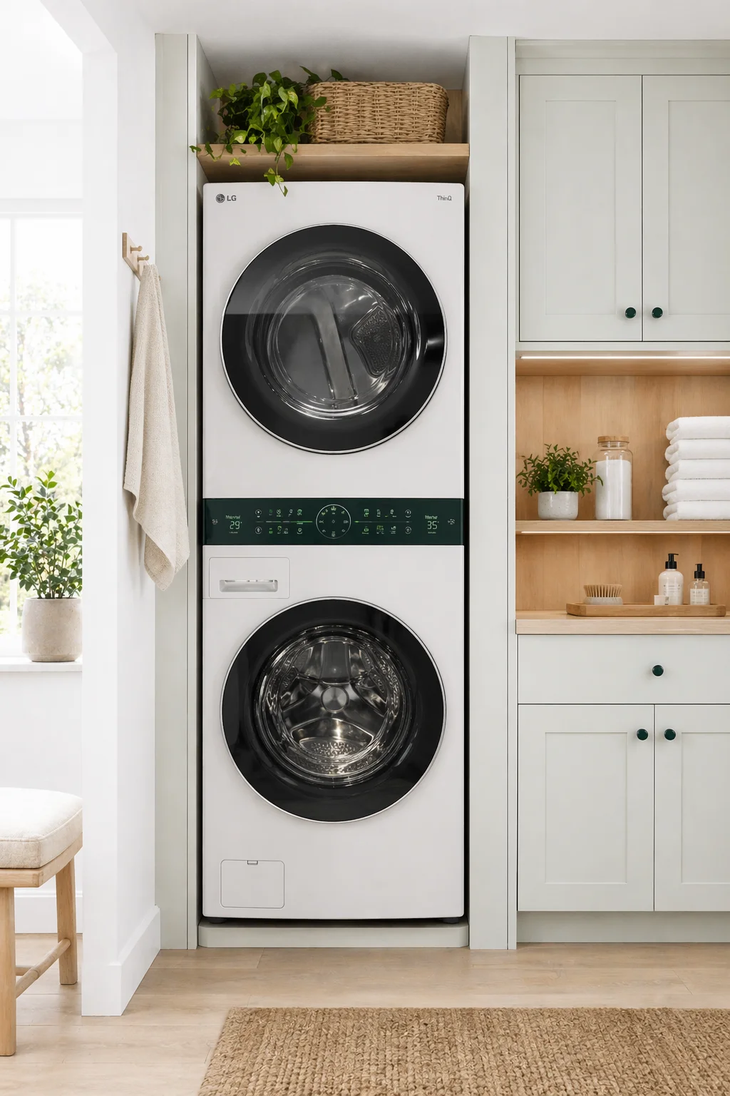 Stacked Washer-Dryer unit diagnostics and repair